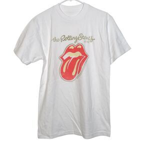 The Rolling Stones Band Tee Cotton Short Sleeve Unisex Adult Size Medium READ